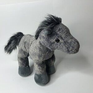 Ganz Webkinz Grey Gray Arabian Horse Pony Plush Stuffed Animal Toy 10 Inch HM098